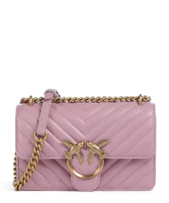Pinko Shoulder Bags|Crossbody Bags-Love One Mini Shoulder bag fine grain leather