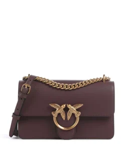 Pinko Shoulder Bags|Crossbody Bags-Love One Mini Shoulder bag fine grain cow leather