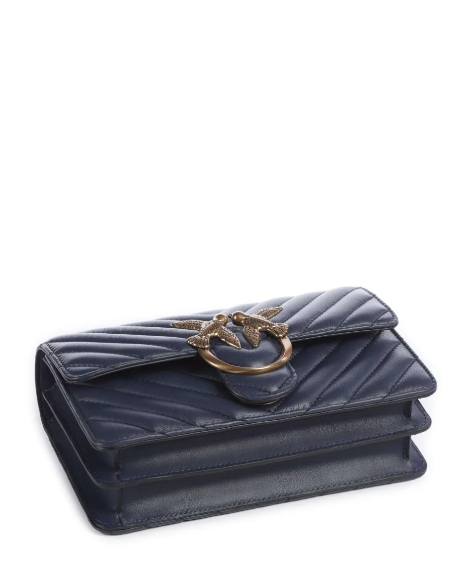 Pinko Clutch & Evening Bags|Shoulder Bags-Love One Mini Shoulder bag fine grain leather