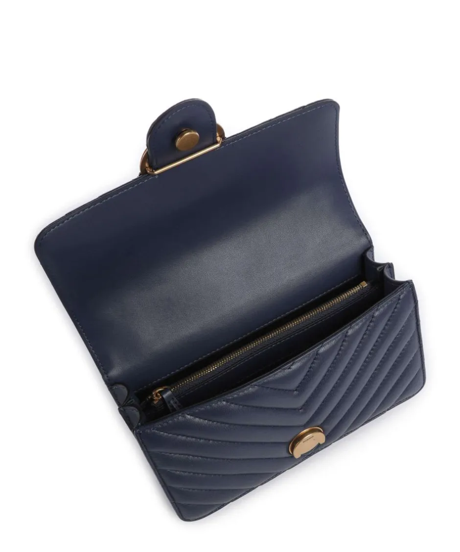 Pinko Clutch & Evening Bags|Shoulder Bags-Love One Mini Shoulder bag fine grain leather