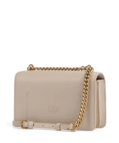Pinko Shoulder Bags|Crossbody Bags-Love One Mini Shoulder bag fine grain cow leather