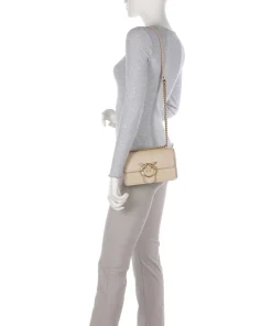 Pinko Shoulder Bags|Crossbody Bags-Love One Mini Shoulder bag fine grain cow leather