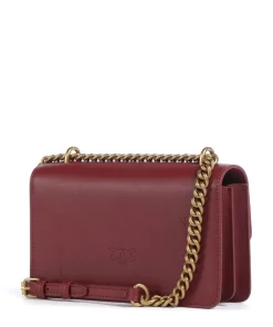 Pinko Shoulder Bags|Crossbody Bags-Love One Mini Shoulder bag fine grain cow leather