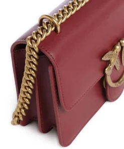 Pinko Shoulder Bags|Crossbody Bags-Love One Mini Shoulder bag fine grain cow leather