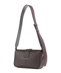 Pinko Crossbody Bags-Love One Mini Slouchy Shoulder bag softly grained calfskin