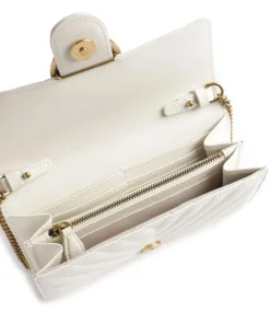 Pinko Wallets|Crossbody Bags-Love One Wallet fine grain cow leather