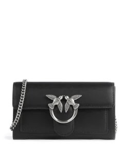 Pinko Wallets|Crossbody Bags-Love One Wallet fine grain leather