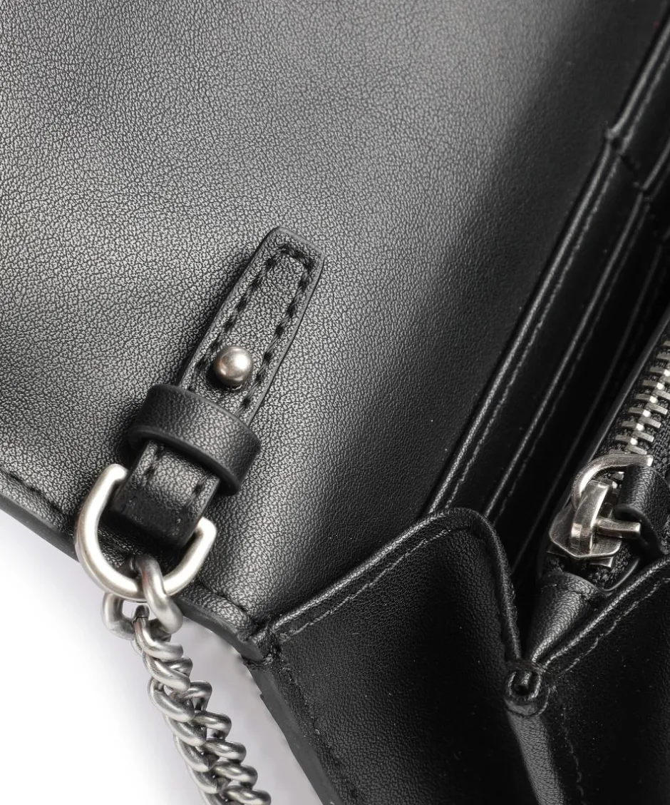 Pinko Wallets|Crossbody Bags-Love One Wallet fine grain leather