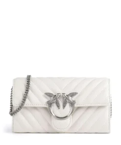 Pinko Wallets|Crossbody Bags-Love One Wallet fine grain cow leather