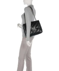 Pinko Shoulder Bags-Love Puff Big Shoulder bag sheepskin leather