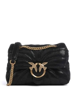 Pinko Clutch & Evening Bags|Shoulder Bags-Love Puff Mini Shoulder bag suede