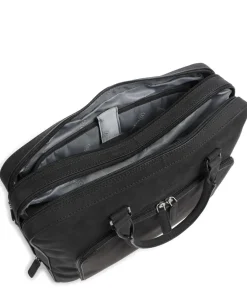 Bugatti Business- & Laptop Bags-Luca Briefcase 15″ goatskin leather