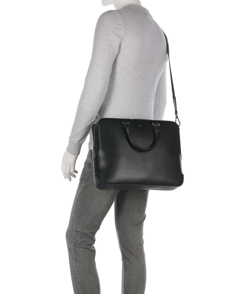 BOSS Business- & Laptop Bags-Luminary Briefcase 14″ emed cow leather