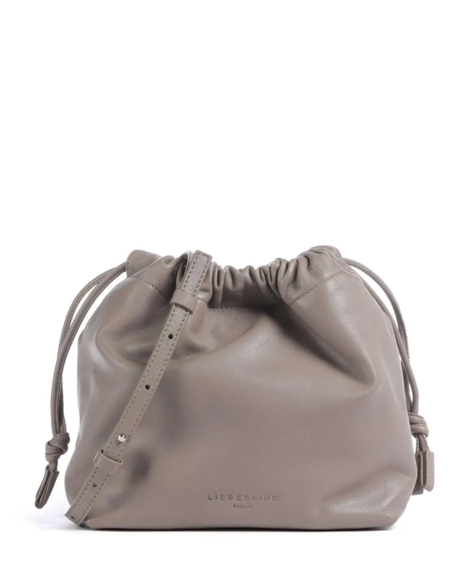 Liebeskind Hobo Bags|Crossbody Bags-Lya Sheep Natural S Bucket bag sheepskin leather