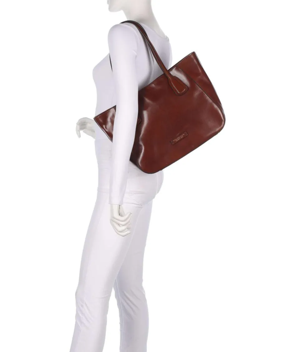 The Bridge Tote Bags-Maddalena Tote bag fine grain cow leather