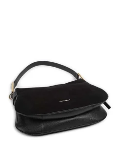 Coccinelle Shoulder Bags|Hobo Bags-Magie Suede Hobo bag brushed leather