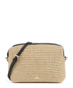 Abro Crossbody Bags-Maglia Raffia Kaia Crossbody bag bast