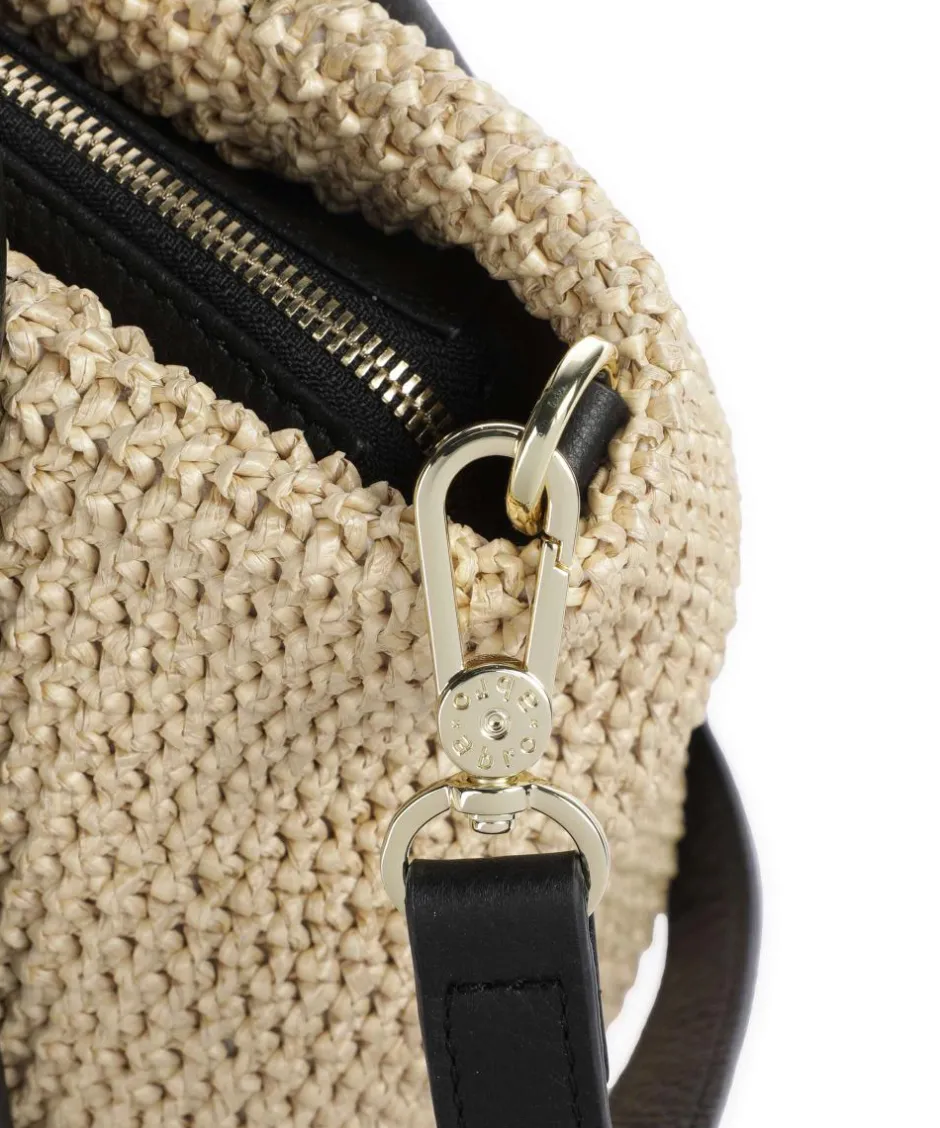 Abro Handbags-Maglia Raffia Willow Handbag bast