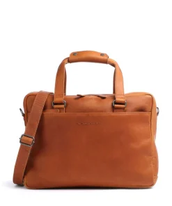 The Chesterfield Brand Business- & Laptop Bags-Manhattan Briefcase 15″ pull-up cow leather