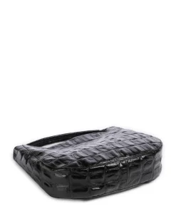 Abro Shoulder Bags|Hobo Bags-Maxi Cocco Mia Hobo bag embossed leather