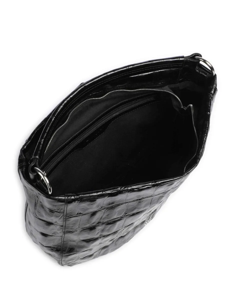 Abro Shoulder Bags|Hobo Bags-Maxi Cocco Mia Hobo bag embossed leather