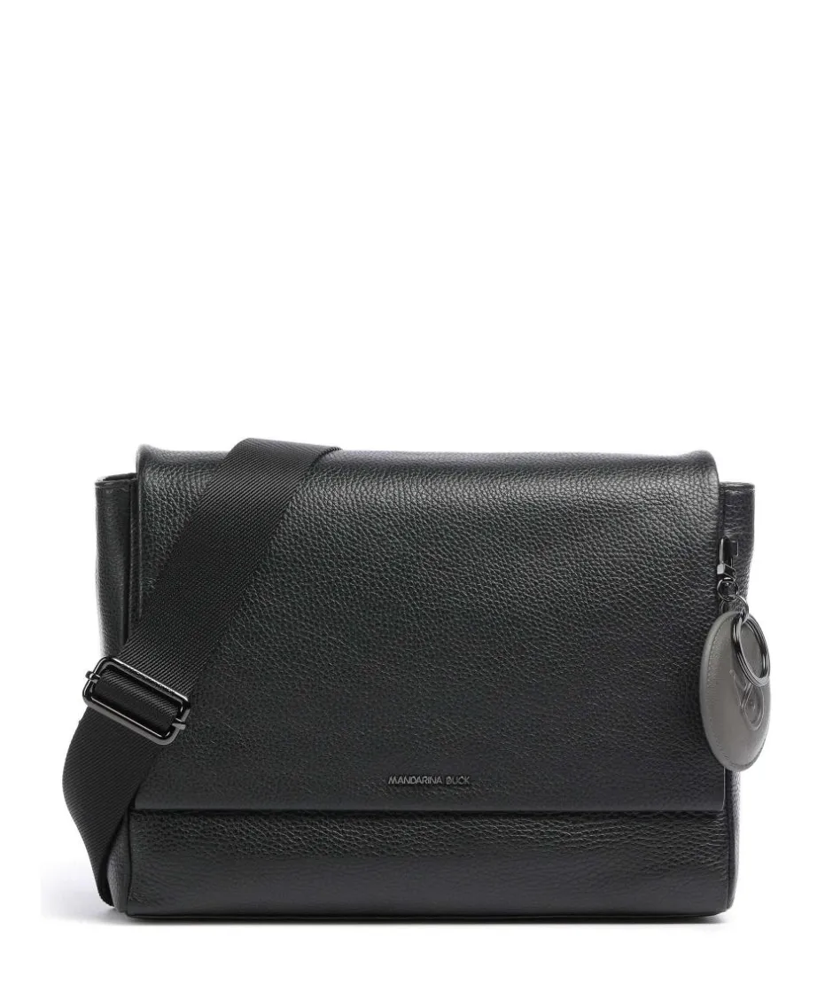Mandarina Duck Shoulder Bags-Mellow Leather Shoulder bag grained cow leather