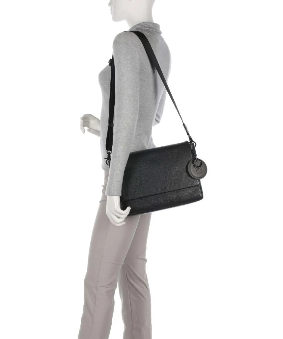 Mandarina Duck Shoulder Bags-Mellow Leather Shoulder bag grained cow leather