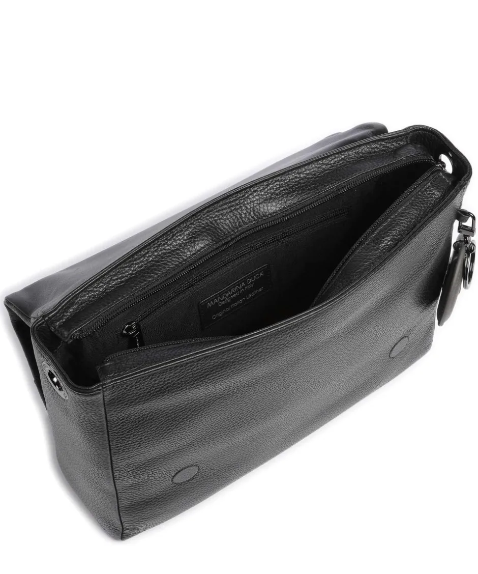 Mandarina Duck Shoulder Bags-Mellow Leather Shoulder bag grained cow leather