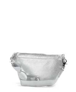 Mandarina Duck Fanny Packs|Crossbody Bags-Mellow Metal Fanny pack grained calfskin