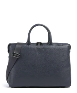 Mandarina Duck Business- & Laptop Bags-Mellow Urban Briefcase 14″ grained calfskin