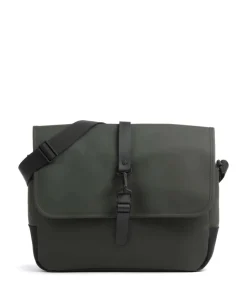 Rains Business- & Laptop Bags|Crossbody Bags-Messenger bag 16″ polyurethane, polyester