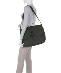 Rains Business- & Laptop Bags|Crossbody Bags-Messenger bag 16″ polyurethane, polyester