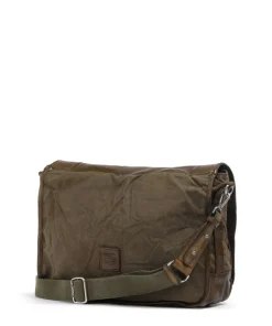 Campomaggi Business- & Laptop Bags|Crossbody Bags-Messenger bag fine grain cow leather, cotton