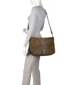 Campomaggi Business- & Laptop Bags|Crossbody Bags-Messenger bag fine grain cow leather, cotton