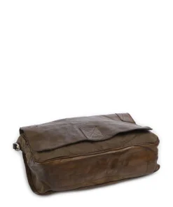 Campomaggi Business- & Laptop Bags|Crossbody Bags-Messenger bag fine grain cow leather, cotton