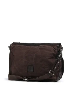 Campomaggi Business- & Laptop Bags|Crossbody Bags-Messenger bag fine grain cow leather, cotton