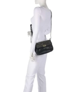 Depeche Crossbody Bags-Metal Memory Crossbody bag grained cow leather