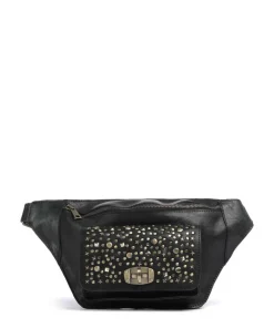 Depeche Fanny Packs|Crossbody Bags-Metal Memory Fanny pack grained cow leather