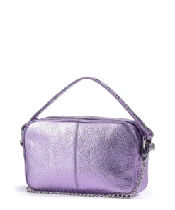 Núnoo Clutch & Evening Bags|Handbags-Metallic Helena Crossbody bag grained leather