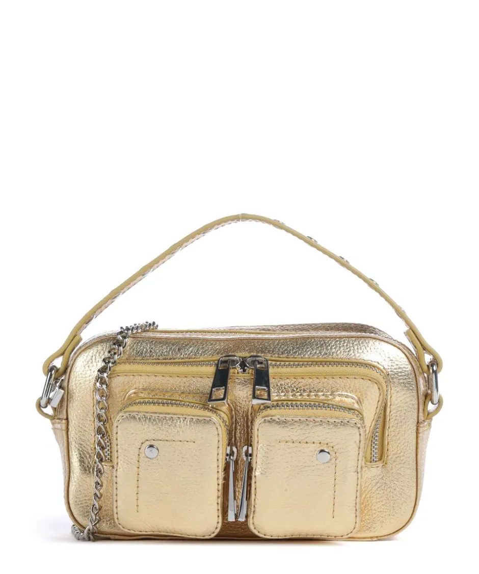 Núnoo Handbags|Crossbody Bags-Metallic Helena Crossbody bag grained leather