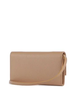 Coccinelle Wallets|Crossbody Bags-Metallic Soft Wallet leather