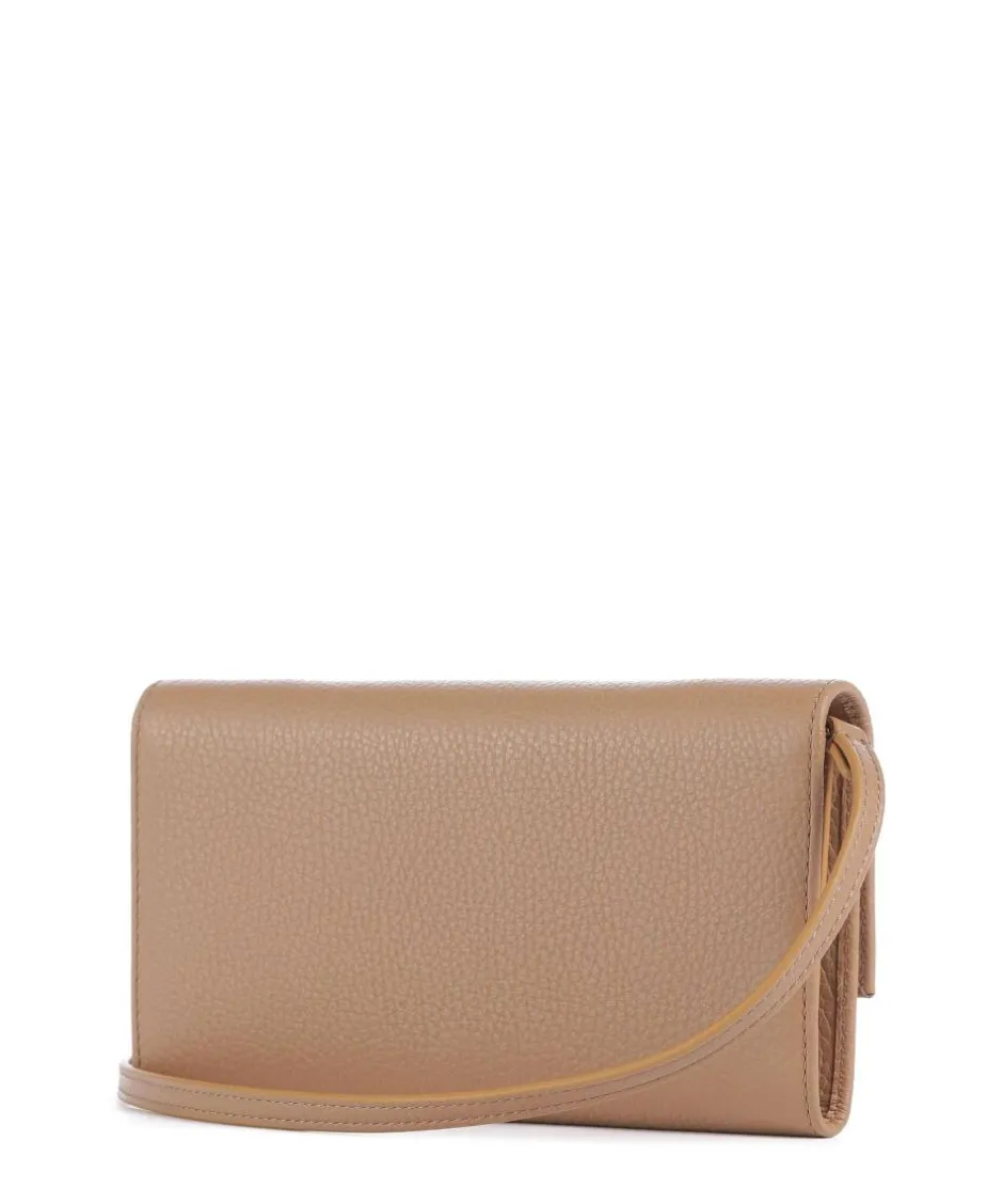 Coccinelle Wallets|Crossbody Bags-Metallic Soft Wallet leather