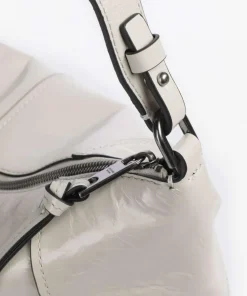 Liebeskind Shoulder Bags|Hobo Bags-Mila Lack Distressed M Hobo bag cow leather