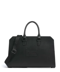 Emporio Armani Business- & Laptop Bags-Milano Briefcase 14″ grained cow leather