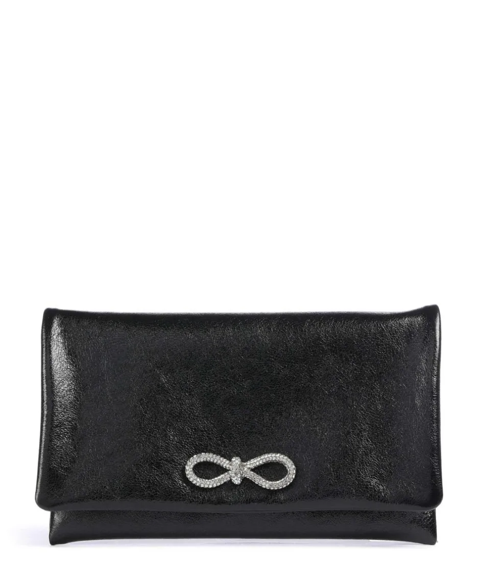 Abro Clutch & Evening Bags-Mimosa Strass Clutch bag grained leather