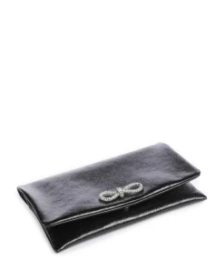 Abro Clutch & Evening Bags-Mimosa Strass Clutch bag grained leather