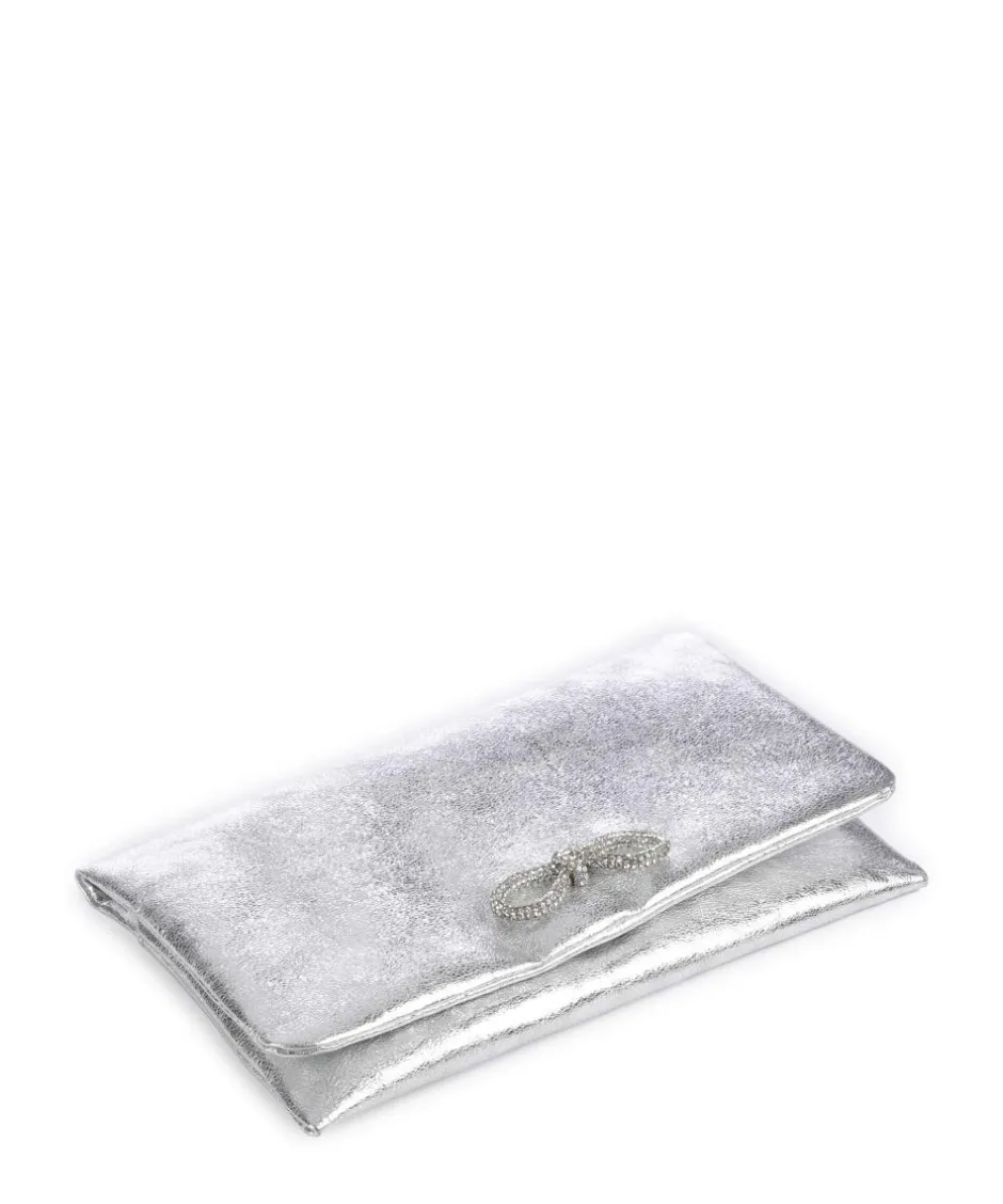 Abro Clutch & Evening Bags-Mimosa Strass Clutch bag grained leather