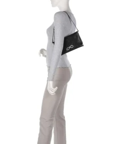 Abro Clutch & Evening Bags|Shoulder Bags-Mimosa Strass Shoulder bag grained leather