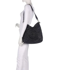 Taschendieb Wien Shoulder Bags|Hobo Bags-Mondweg 3 Hobo bag grained cow leather