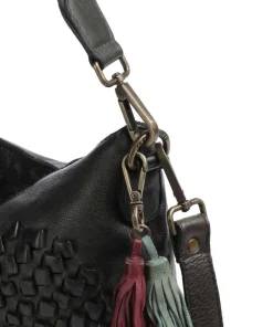 Taschendieb Wien Shoulder Bags|Hobo Bags-Mondweg 3 Hobo bag grained cow leather